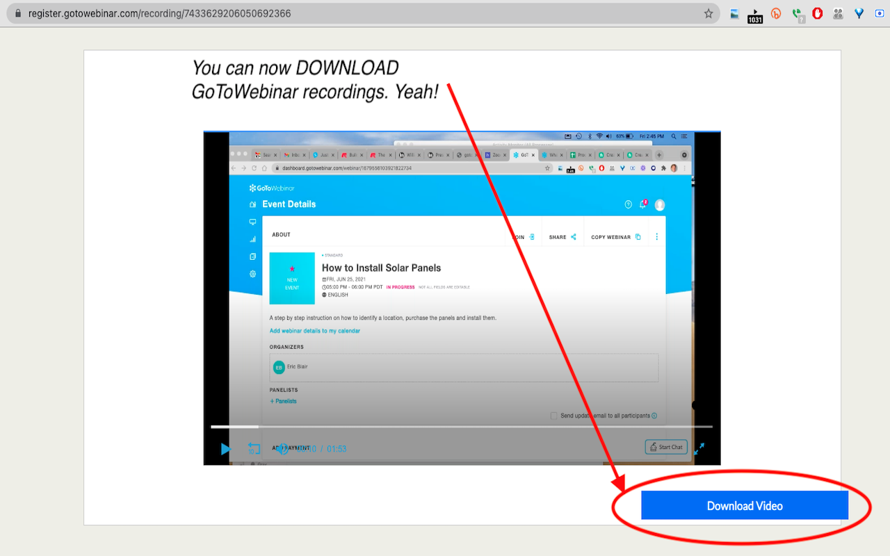 GoToWebinar & GoToMeeting Download Recordings截图3