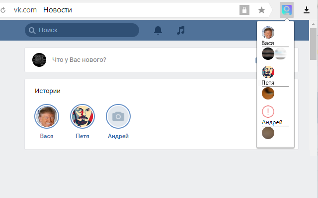 Сохранение историй ВК. Анонимно.截图1