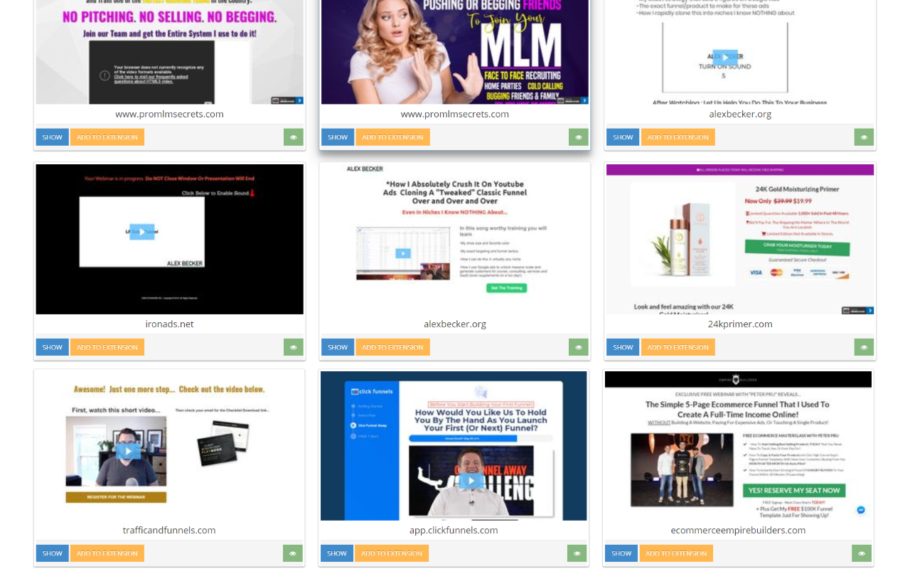 FUNNELBOT CF Page Copier截图2