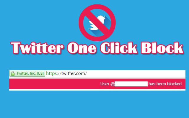 Twitter One Click Block截图1