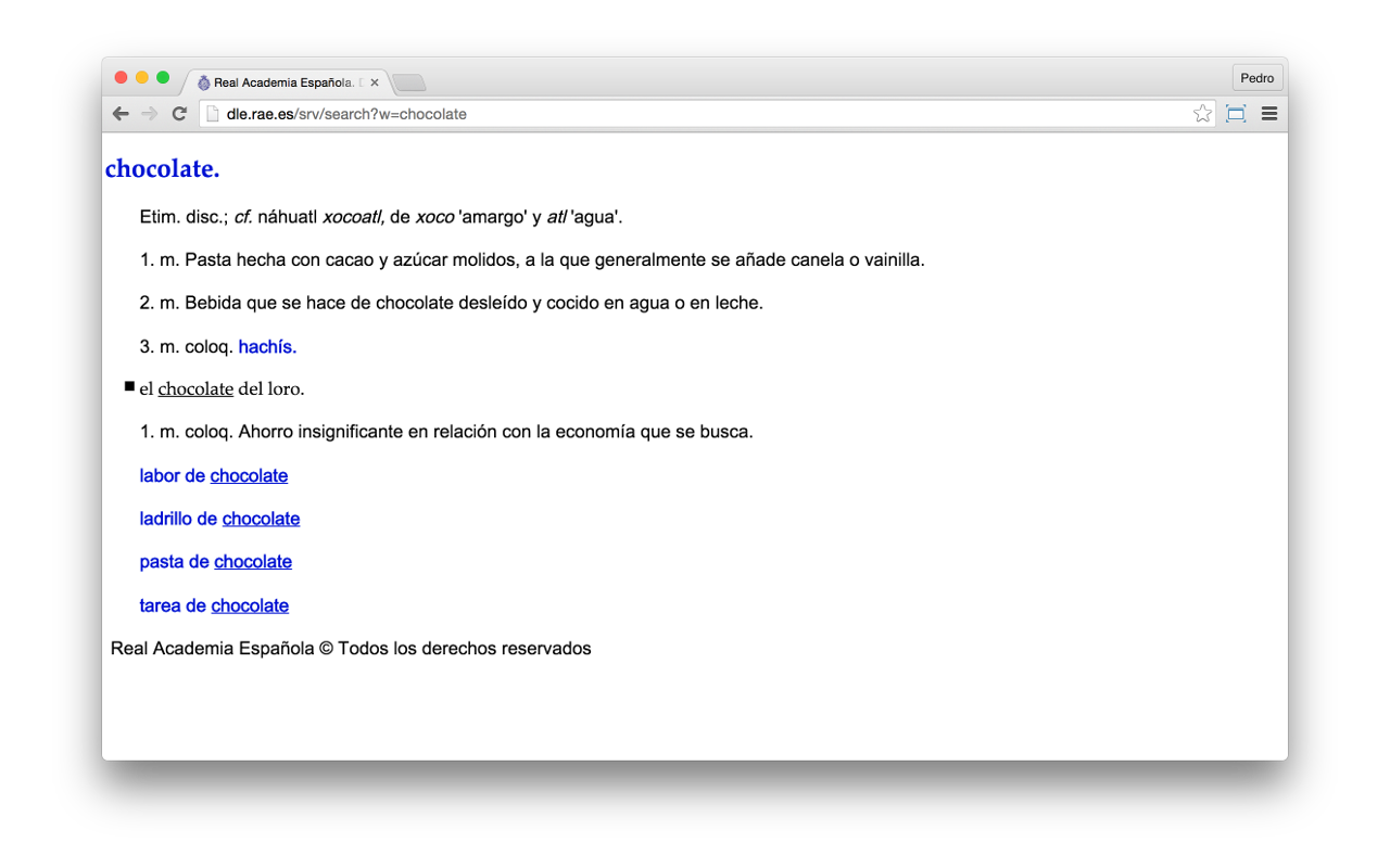 Diccionario de la RAE截图1