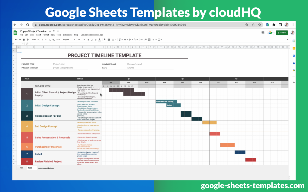 Templates for Google Sheets™ by cloudHQ截图3