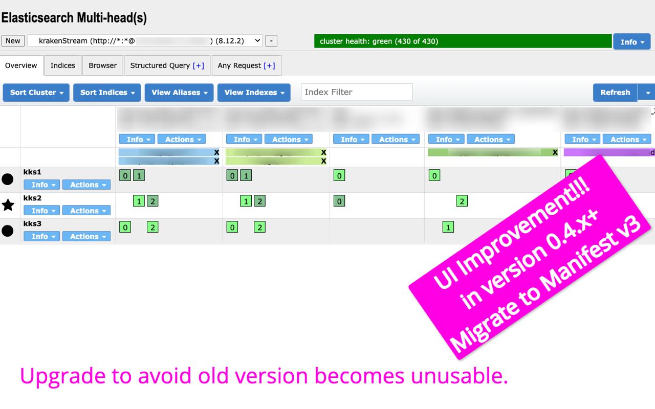 Multi Elasticsearch Heads截图2