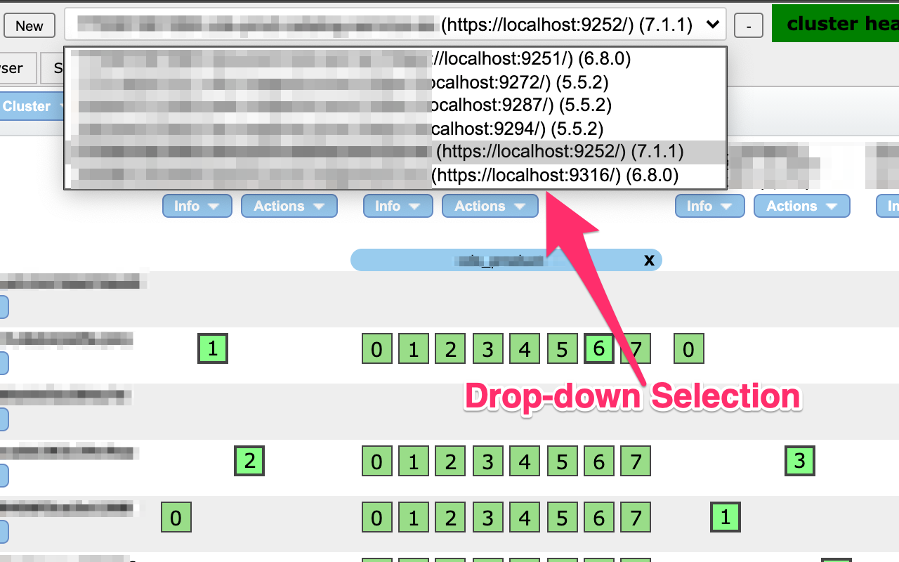 Multi Elasticsearch Heads截图3