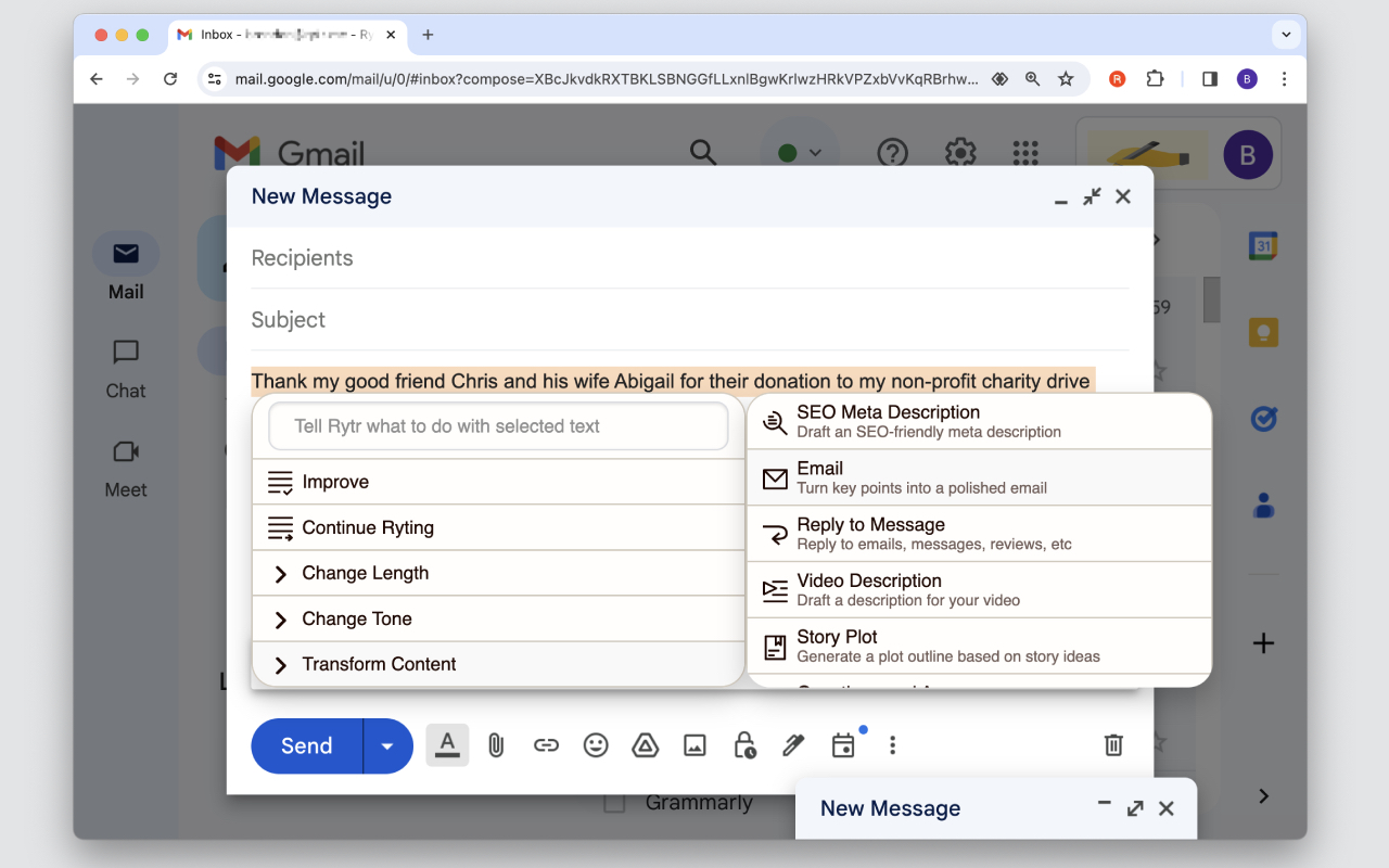 Rytr - AI powered writing assistant截图1