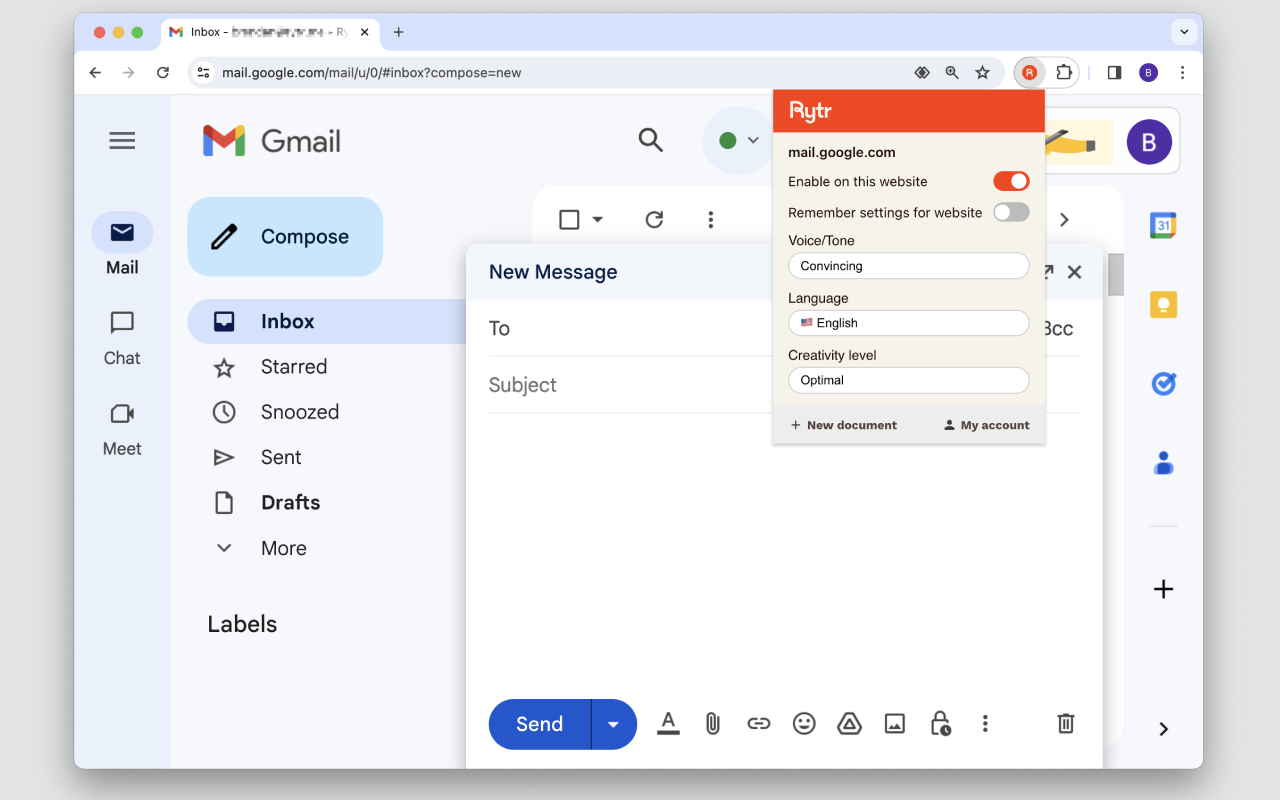 Rytr - AI powered writing assistant截图3