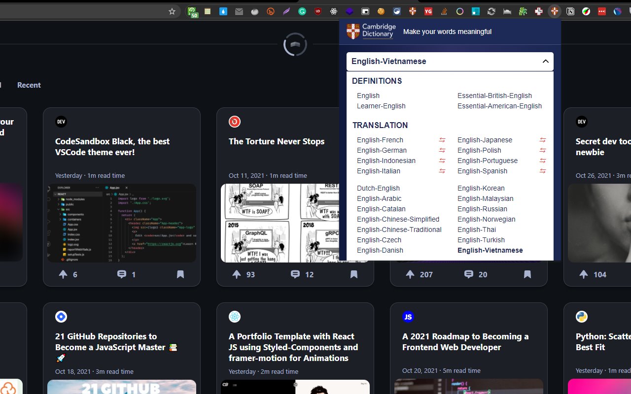 Cambridge Dictionary Lookup BETA截图2