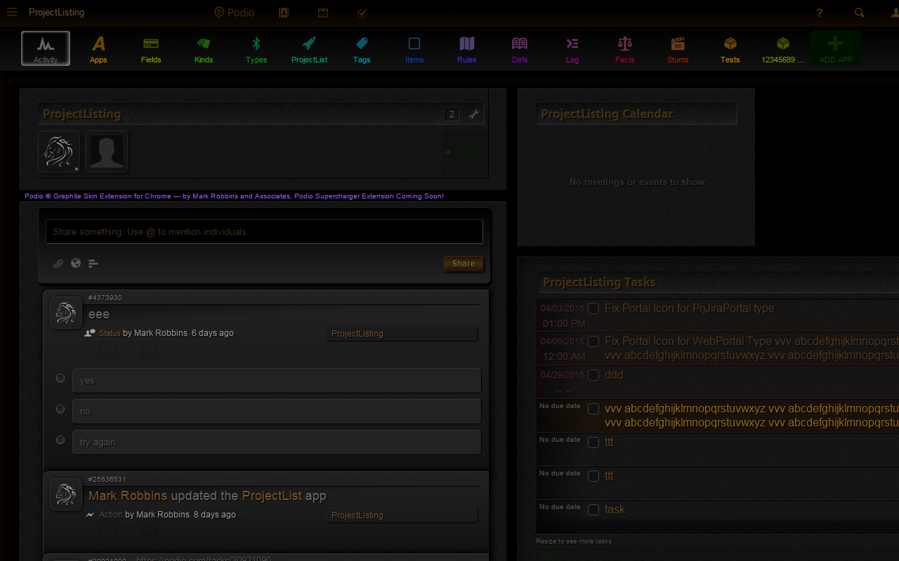 Graphite Skin for Podio截图2