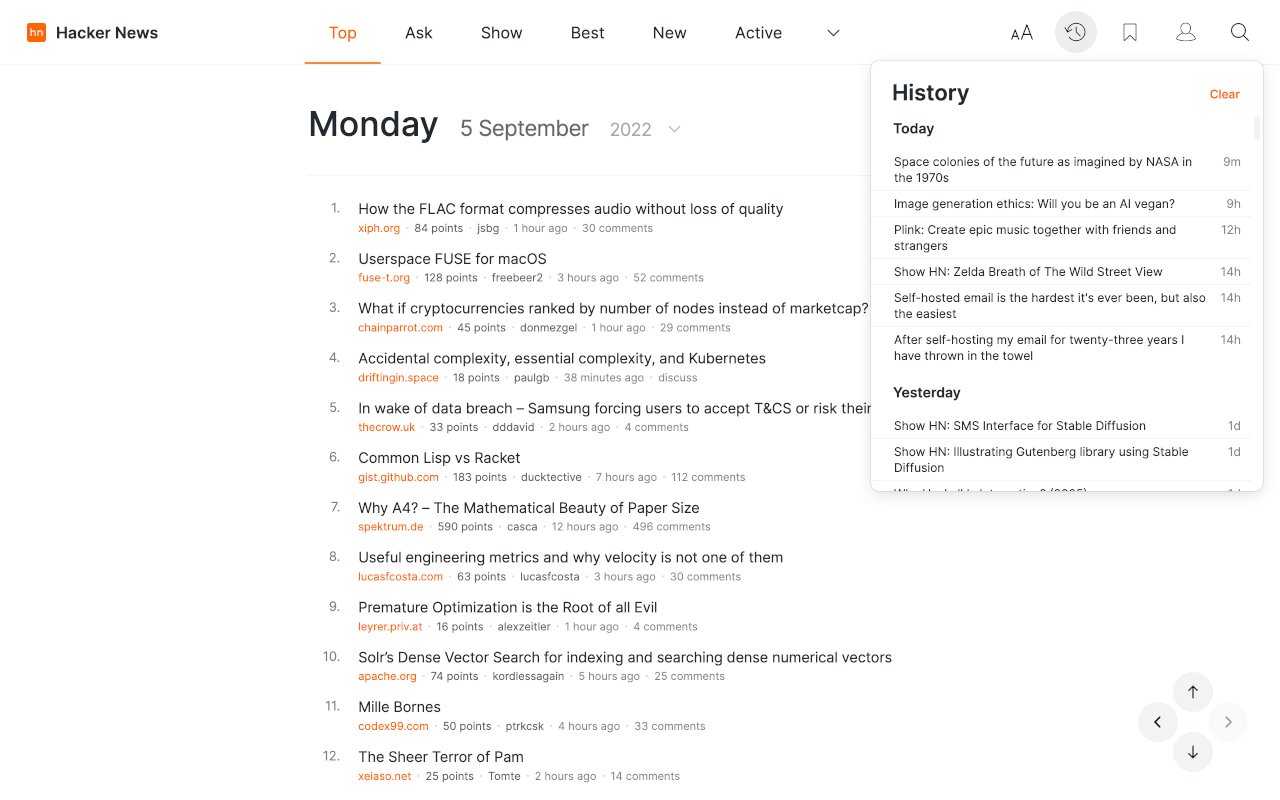 Modern for Hacker News截图4