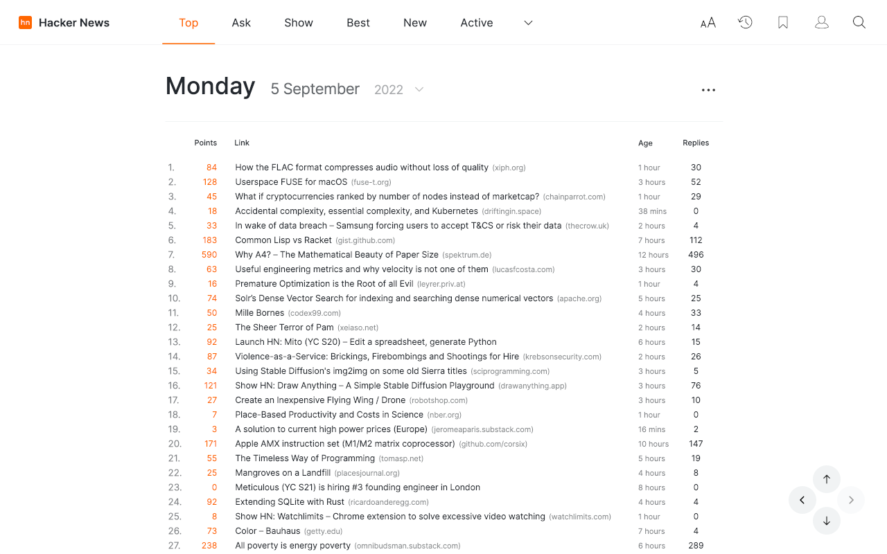 Modern for Hacker News截图5