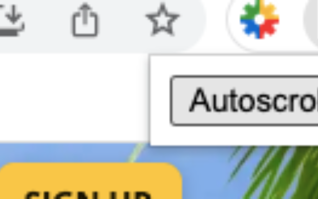 Autoscroll Extension v2截图1