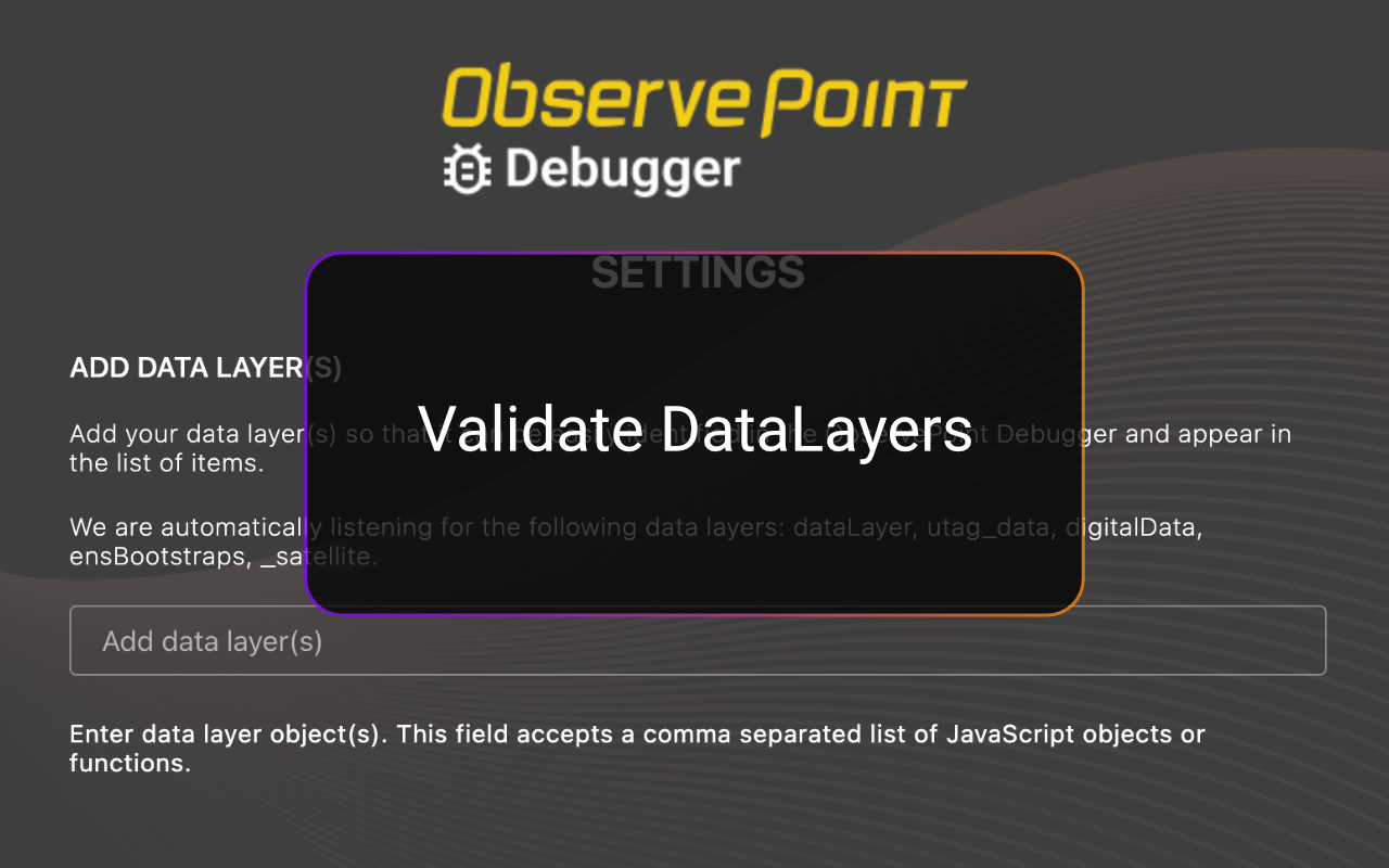 ObservePoint Debugger截图4