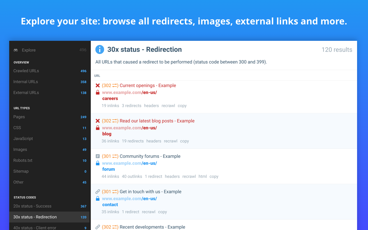 Checkbot: SEO, Web Speed & Security Tester 🚀截图1