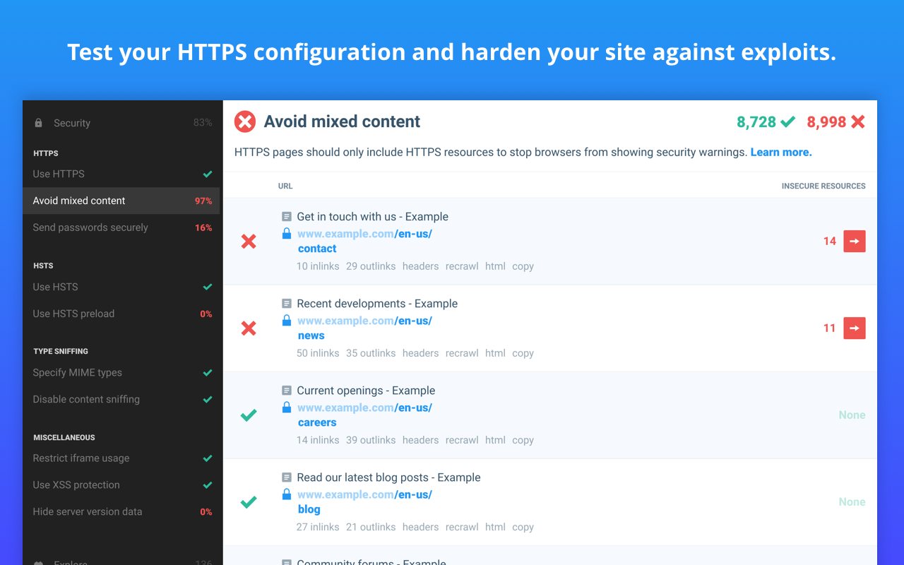 Checkbot: SEO, Web Speed & Security Tester 🚀截图5