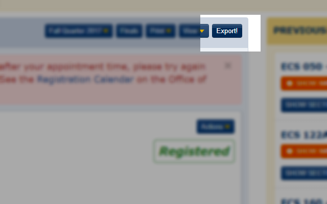 Schedule Builder Export截图1