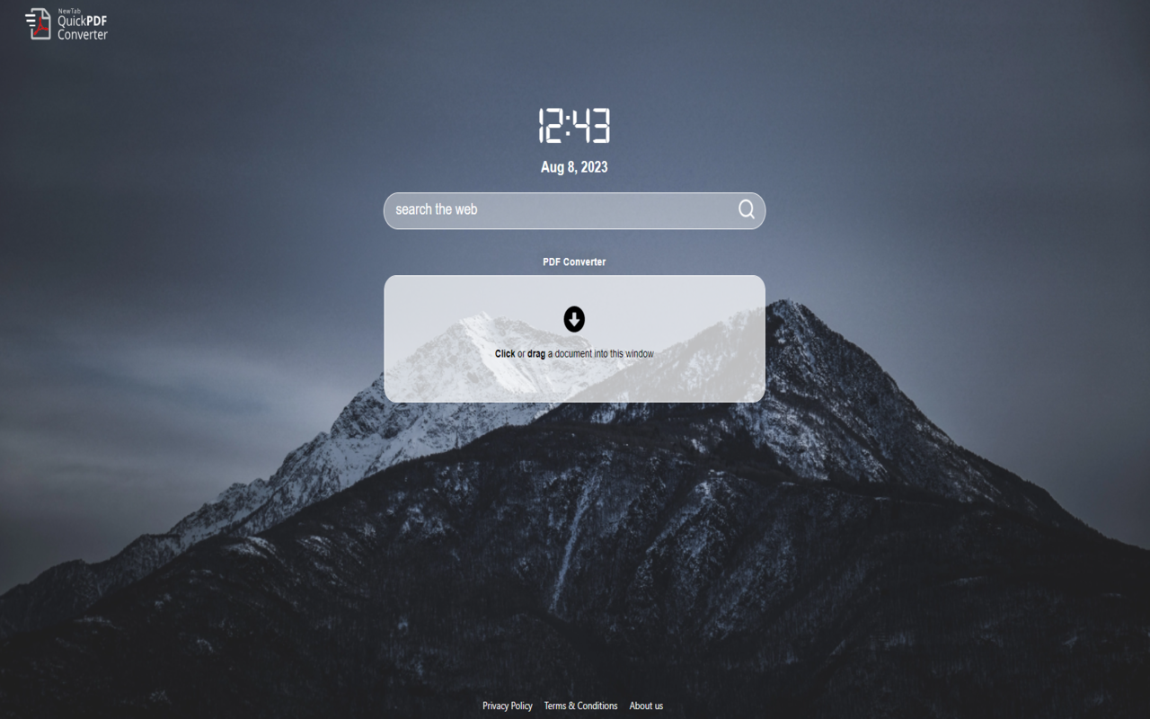 New Tab Quick PDF Converter截图3