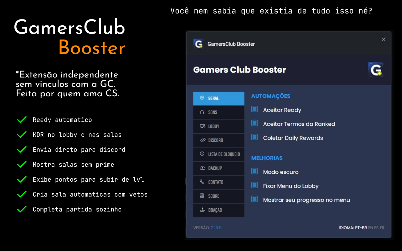 GamersClub Booster截图2