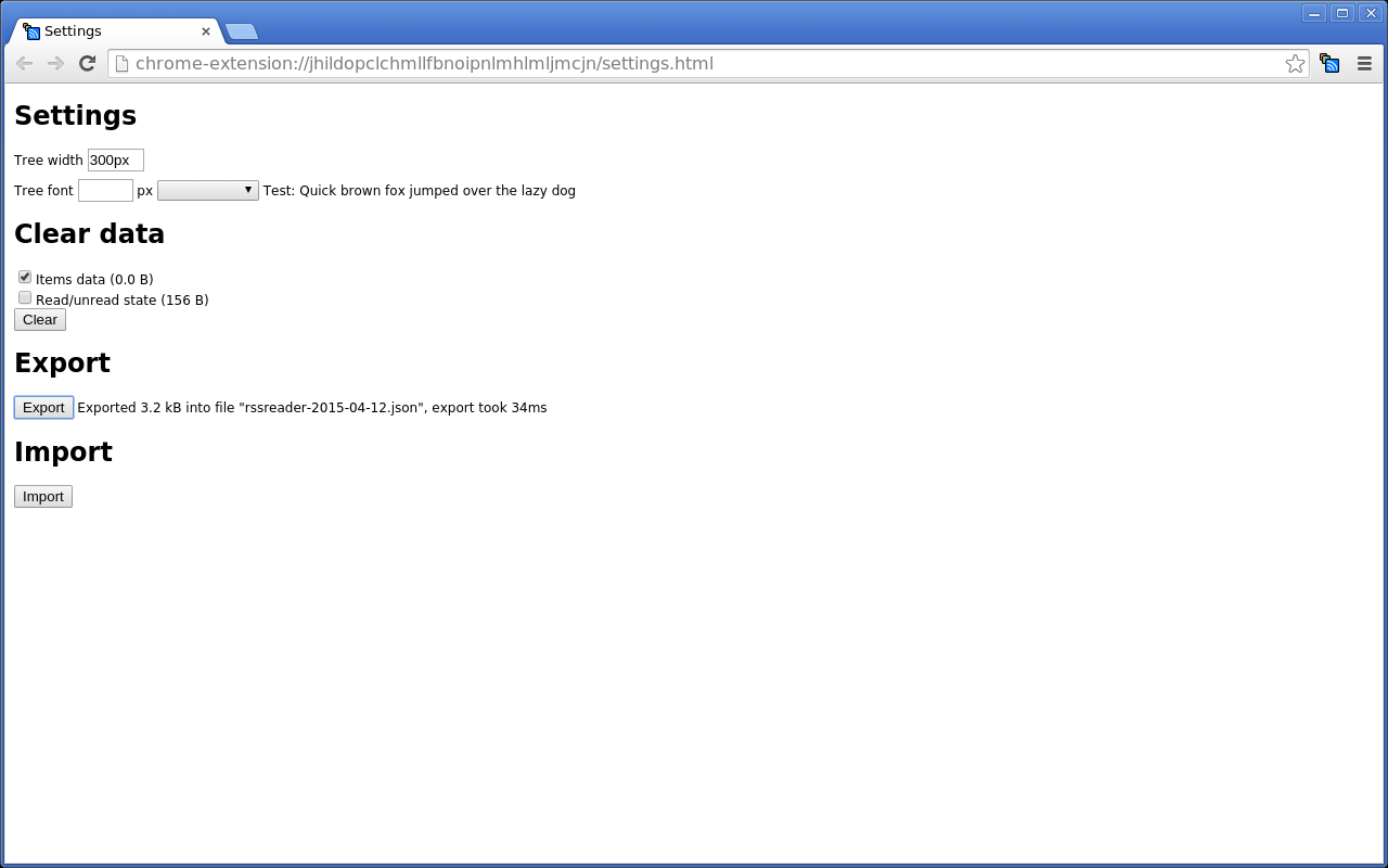 RSS Reader截图1