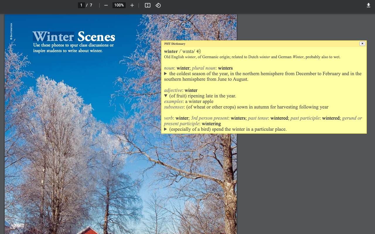 Instant Multilingual PDF/HTML/TXT Dictionary截图4