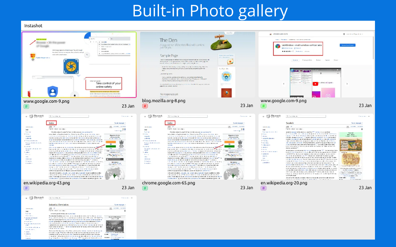 Instashot - fastest full screenshot截图2