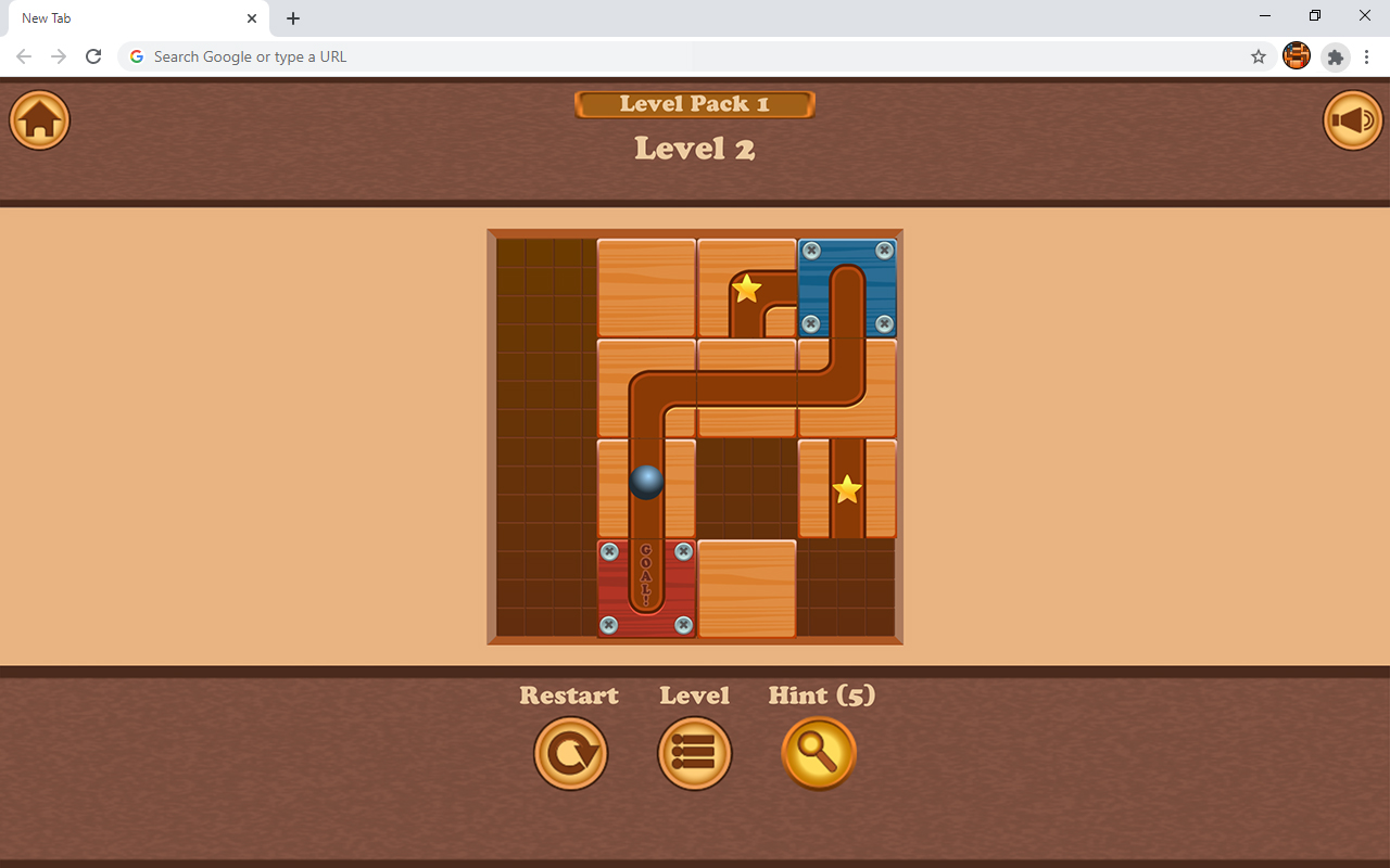 Rolling Ball Puzzle Game截图1