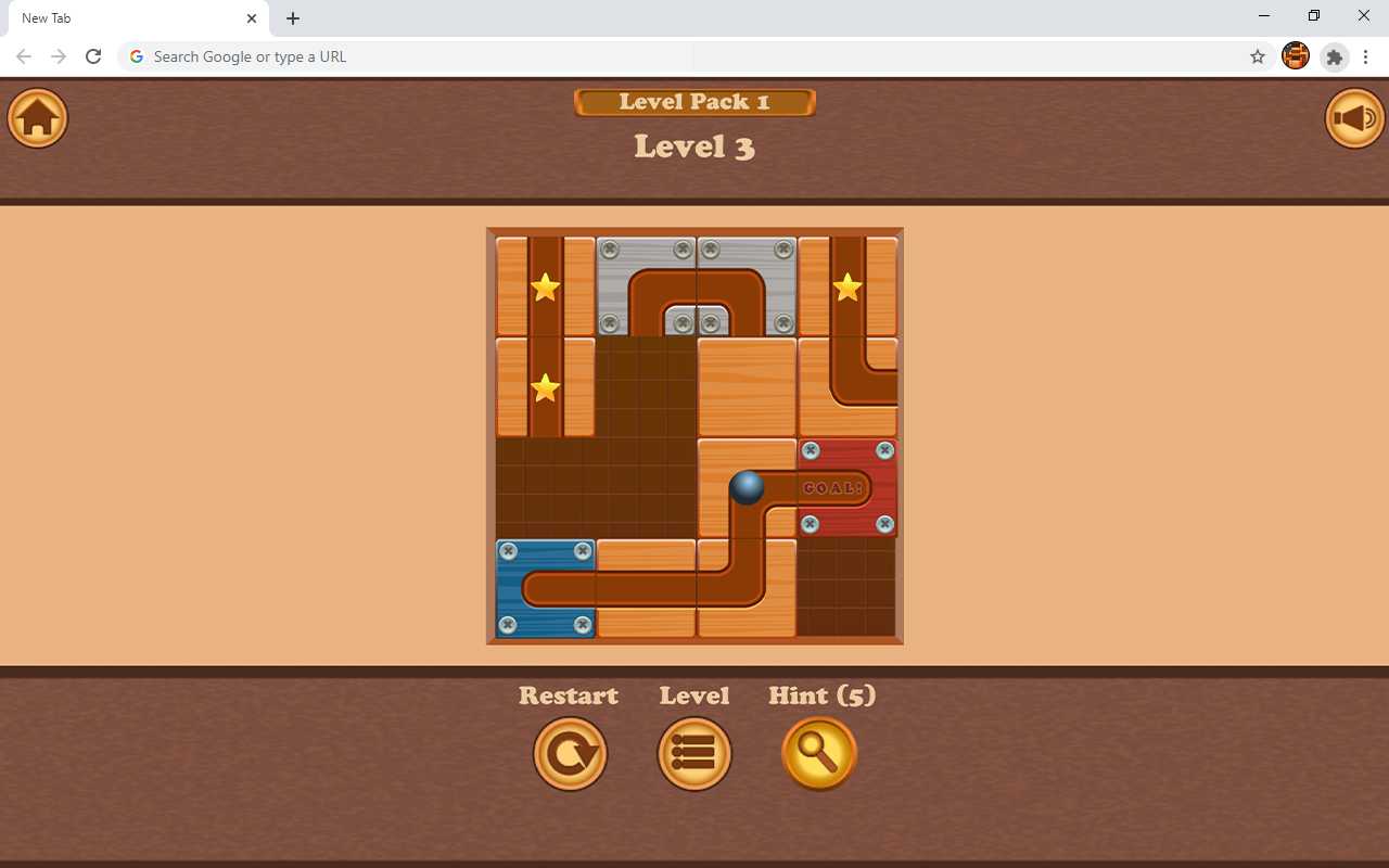 Rolling Ball Puzzle Game截图2