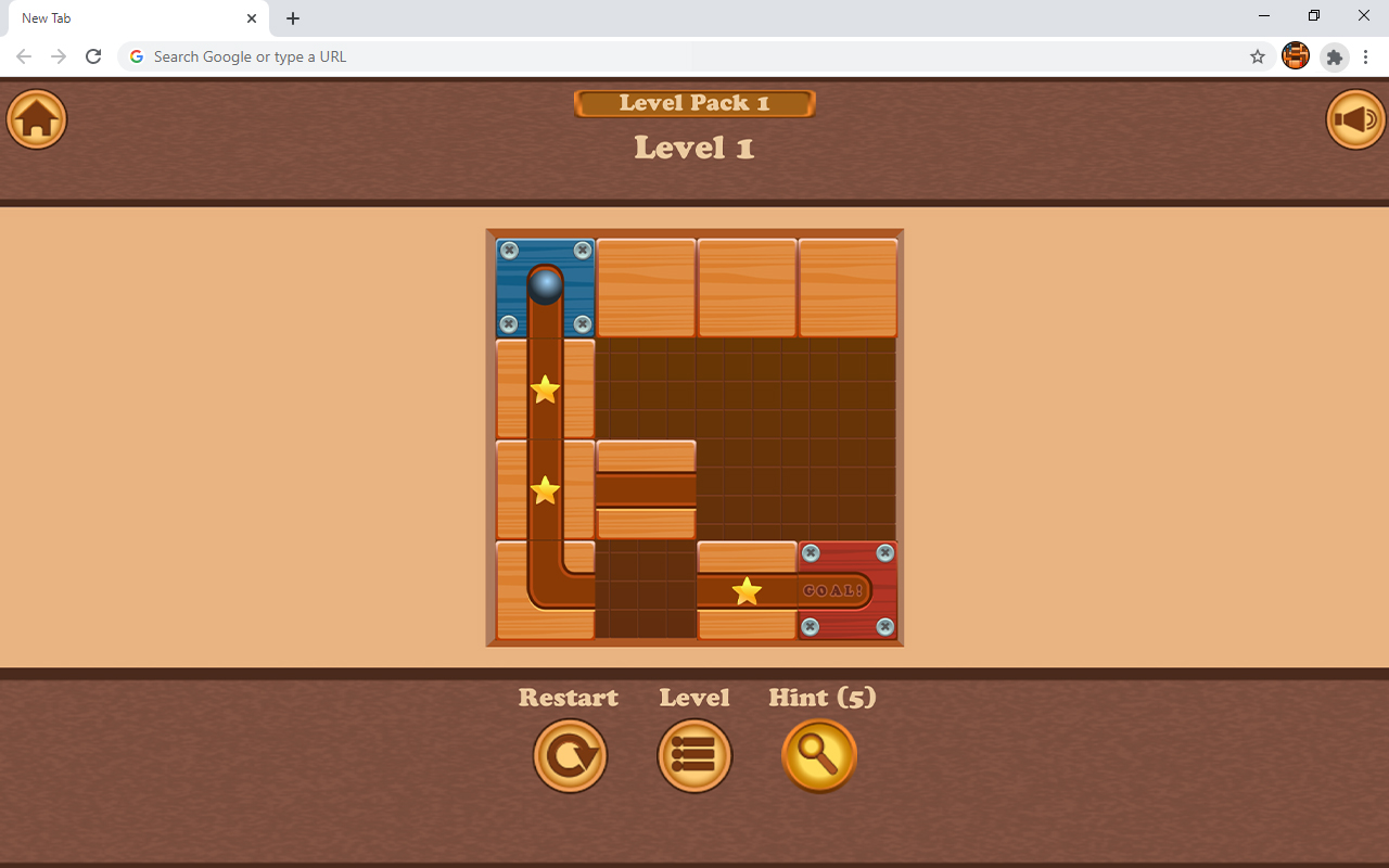 Rolling Ball Puzzle Game截图3