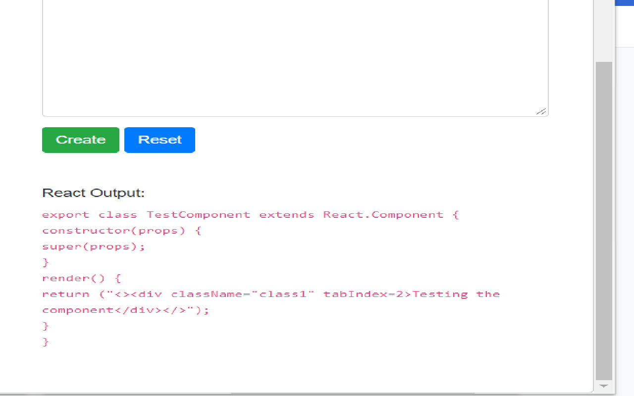 HTML To React截图1