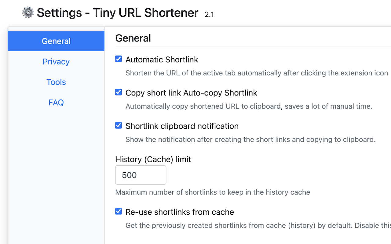 Tiny URL Shortener截图2