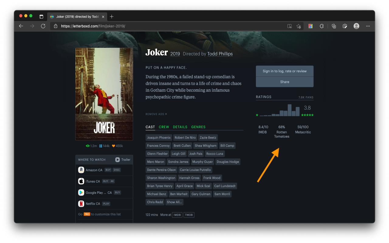 More Ratings on Letterboxd截图1