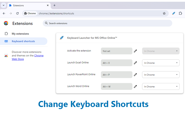 Keyboard Launcher for MS Office Online™截图2