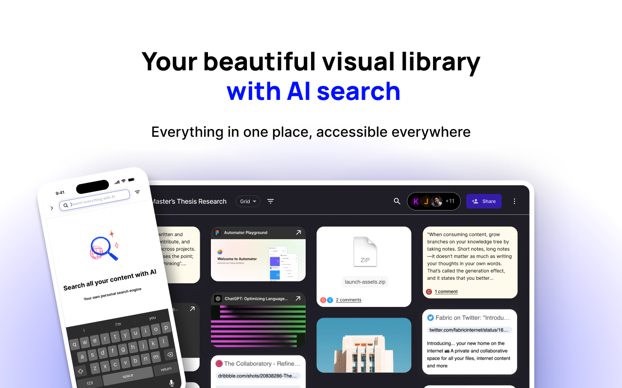 Fabric web clipper – save anything from the web截图2