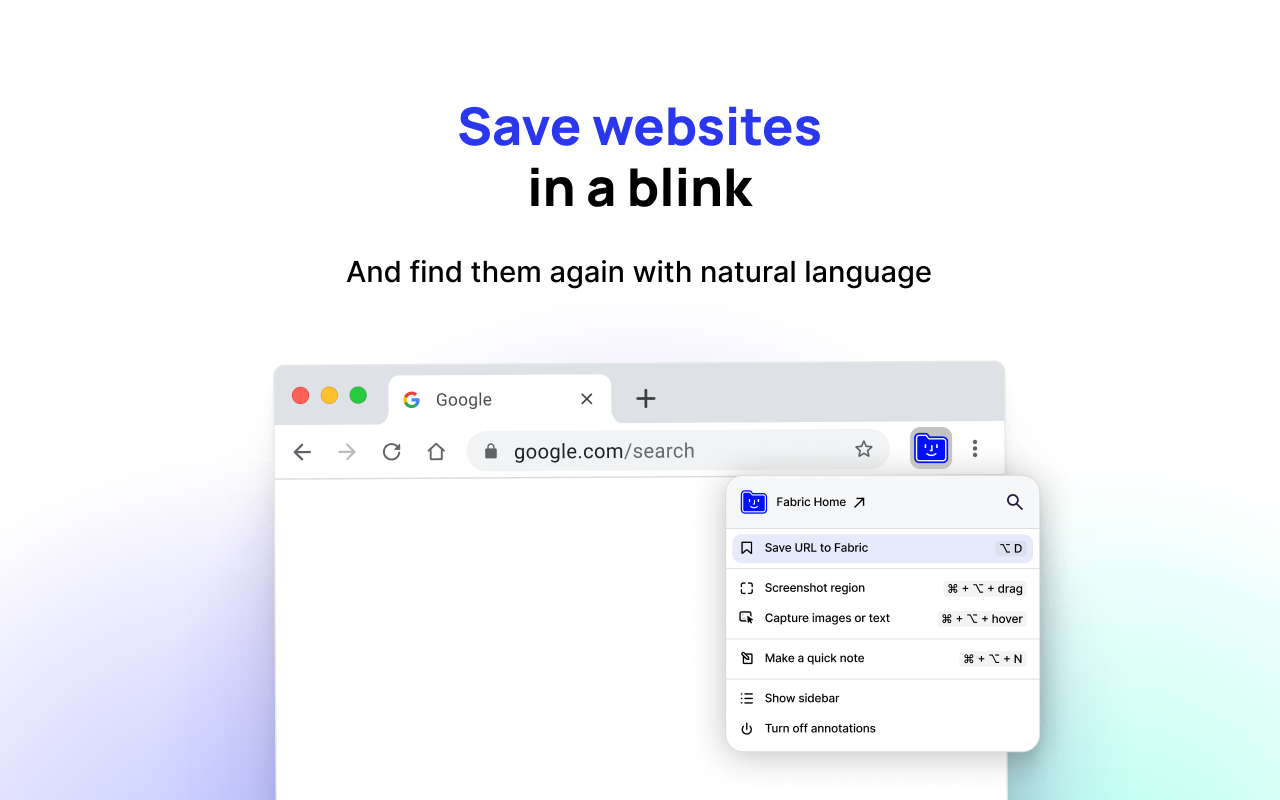 Fabric web clipper – save anything from the web截图3