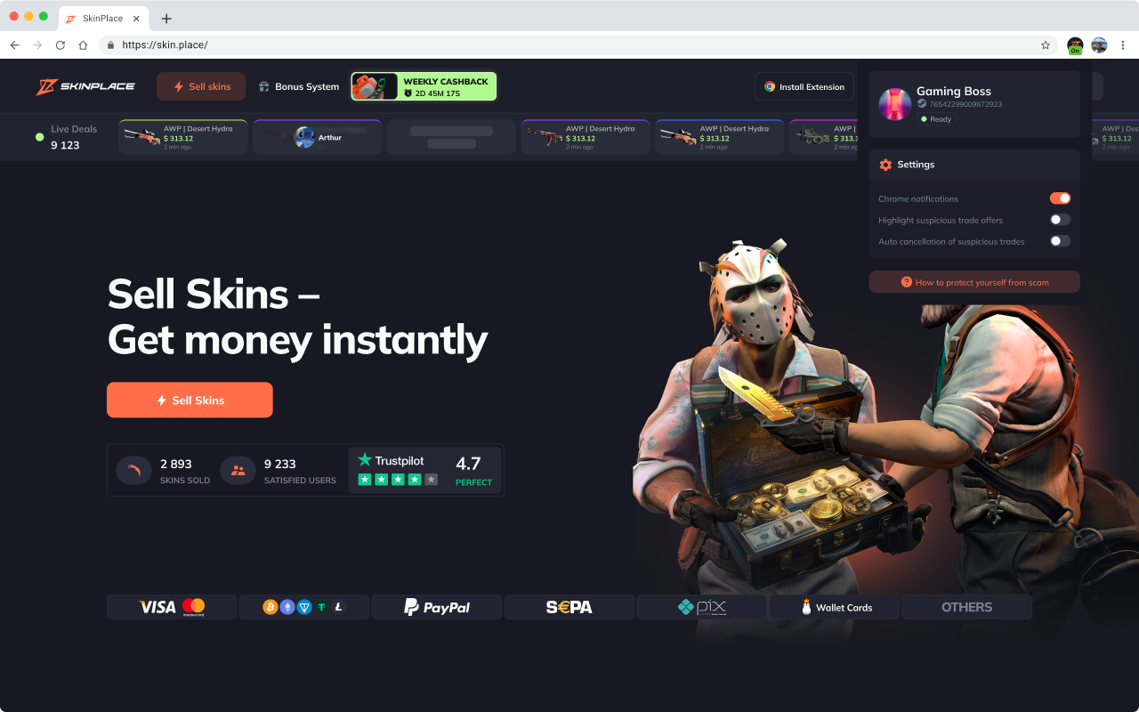 Skinplace Trademanager截图2