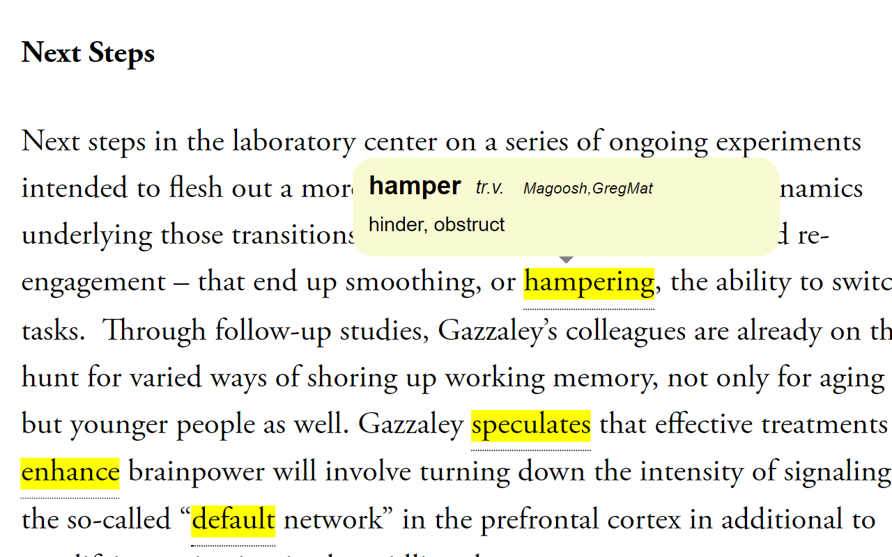 GRE Words Highlighter截图4