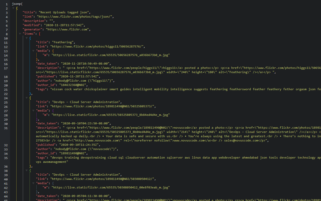 Rainbow JSON Formatter截图2