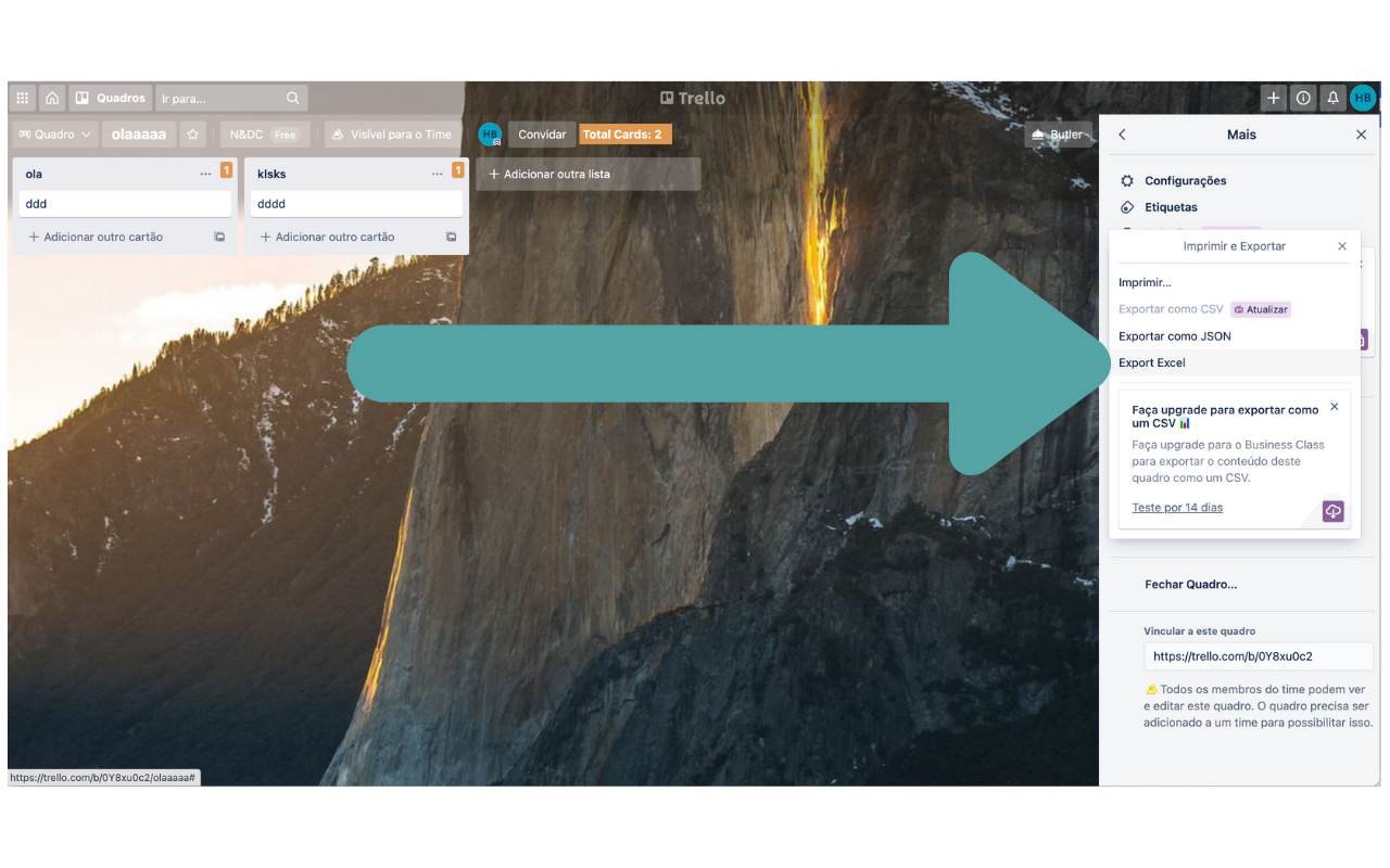 Official Export Excel for Trello截图2