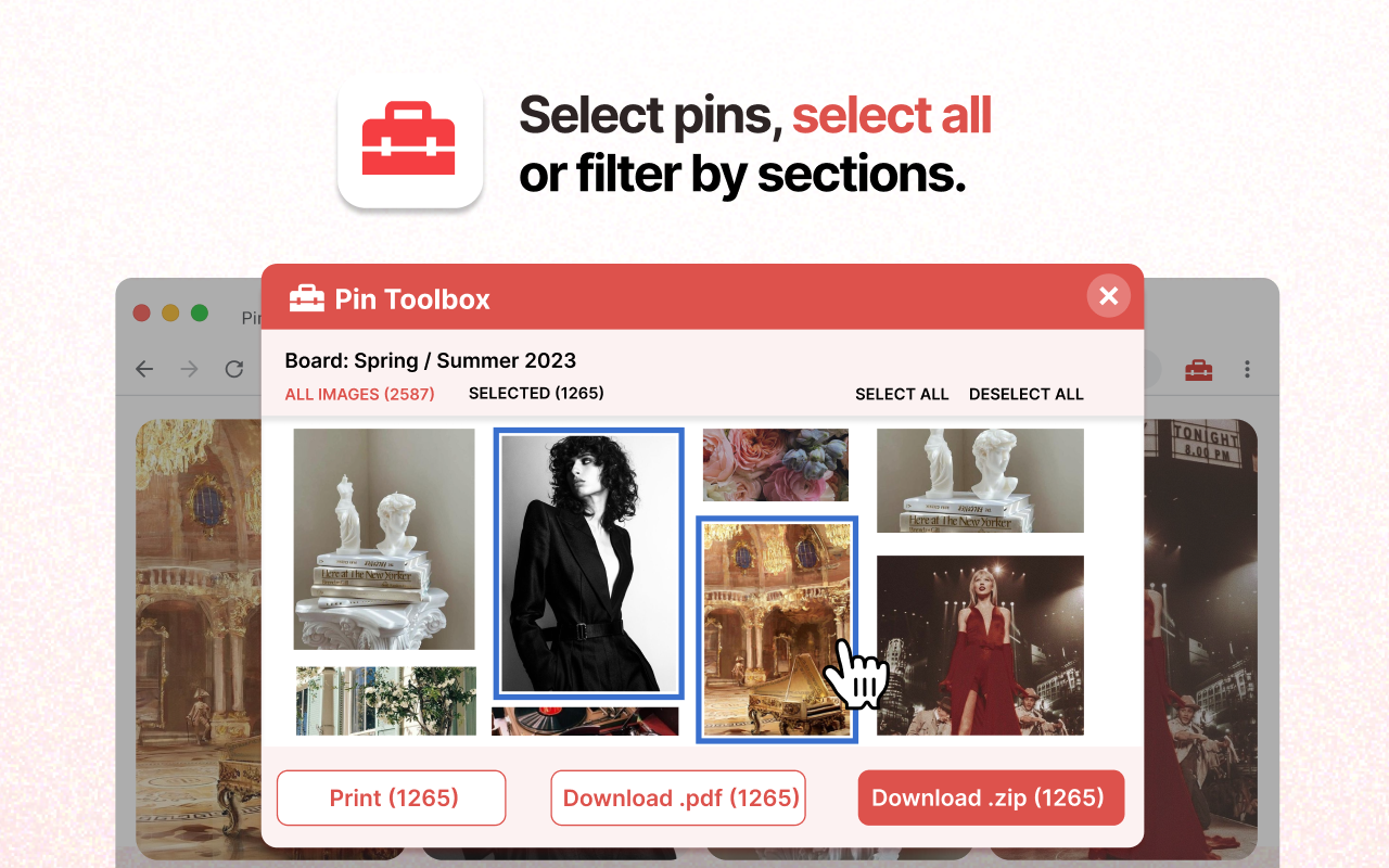 Pin Toolbox - Pinterest Board 下载器截图4