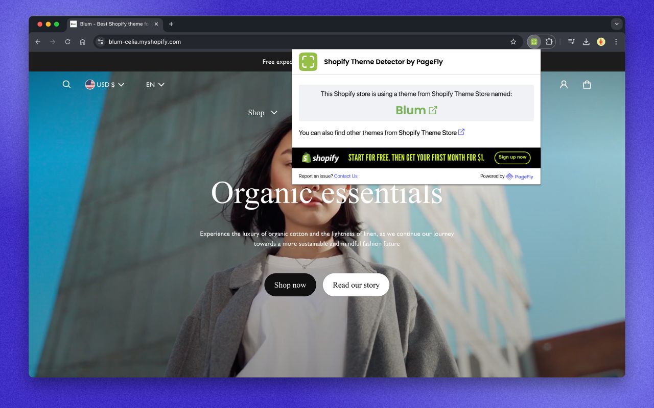 Shopify Theme Detector by PageFly Extension截图2