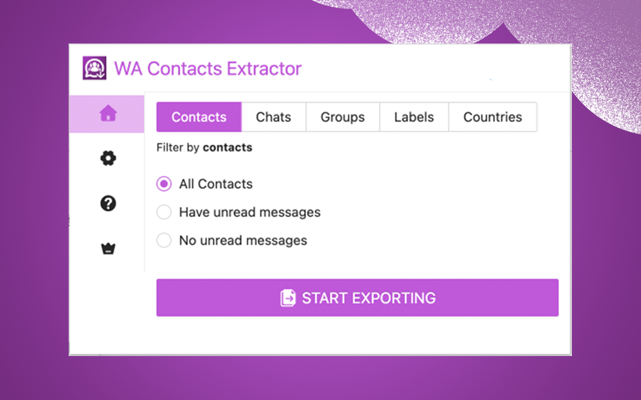 WA Contacts Extractor截图1