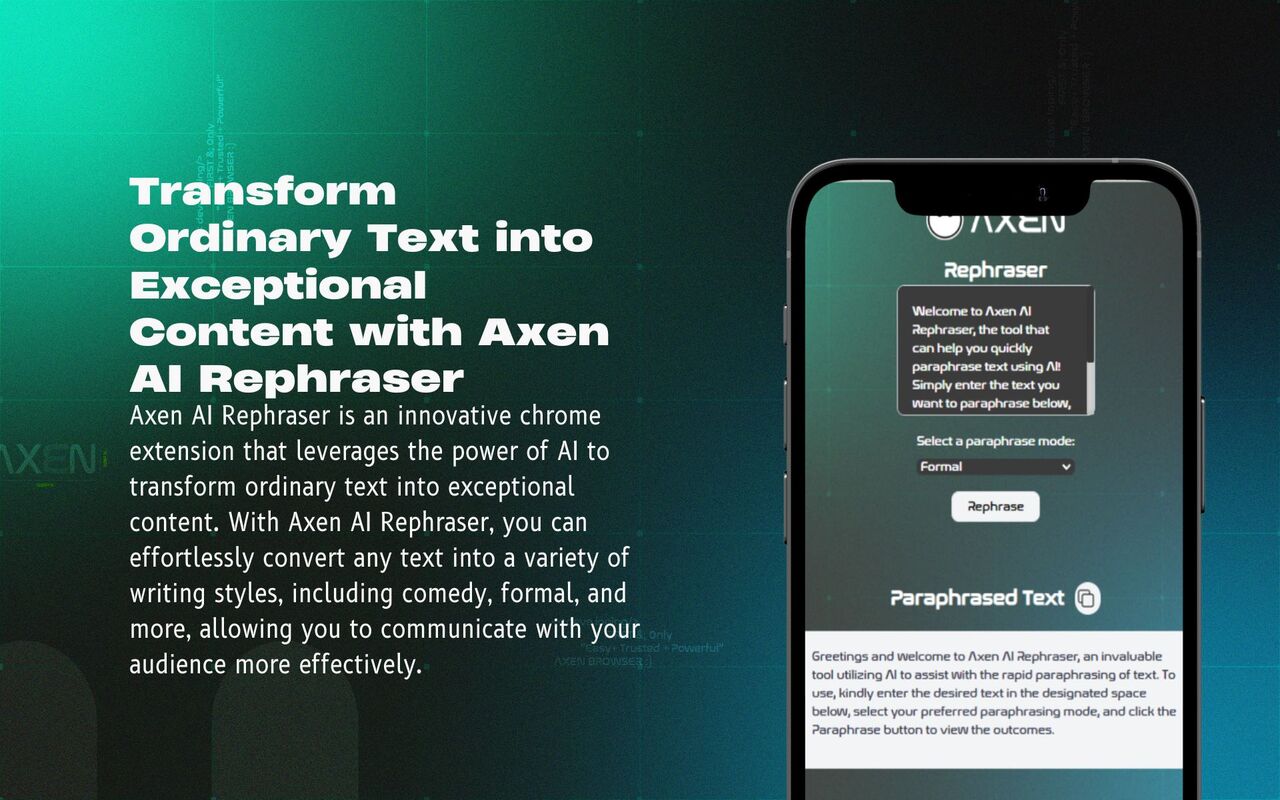 Axen Rephraser截图1