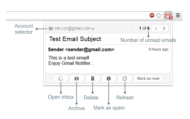 Notifier for Gmail™截图1