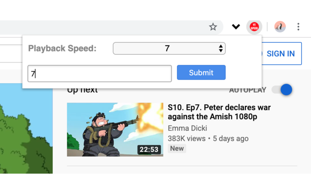 Youtube Speed Controller截图2