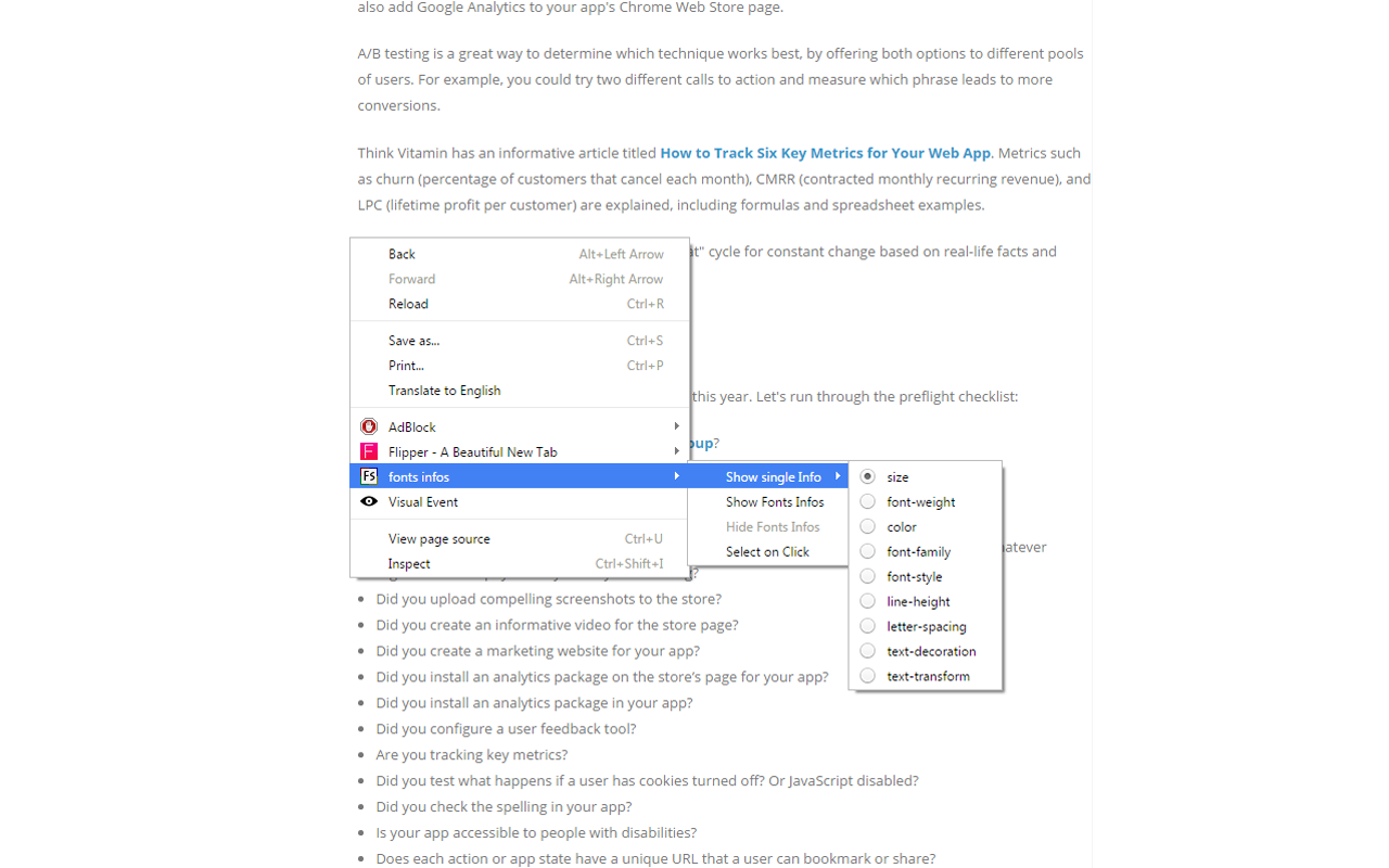 fonts infos截图1