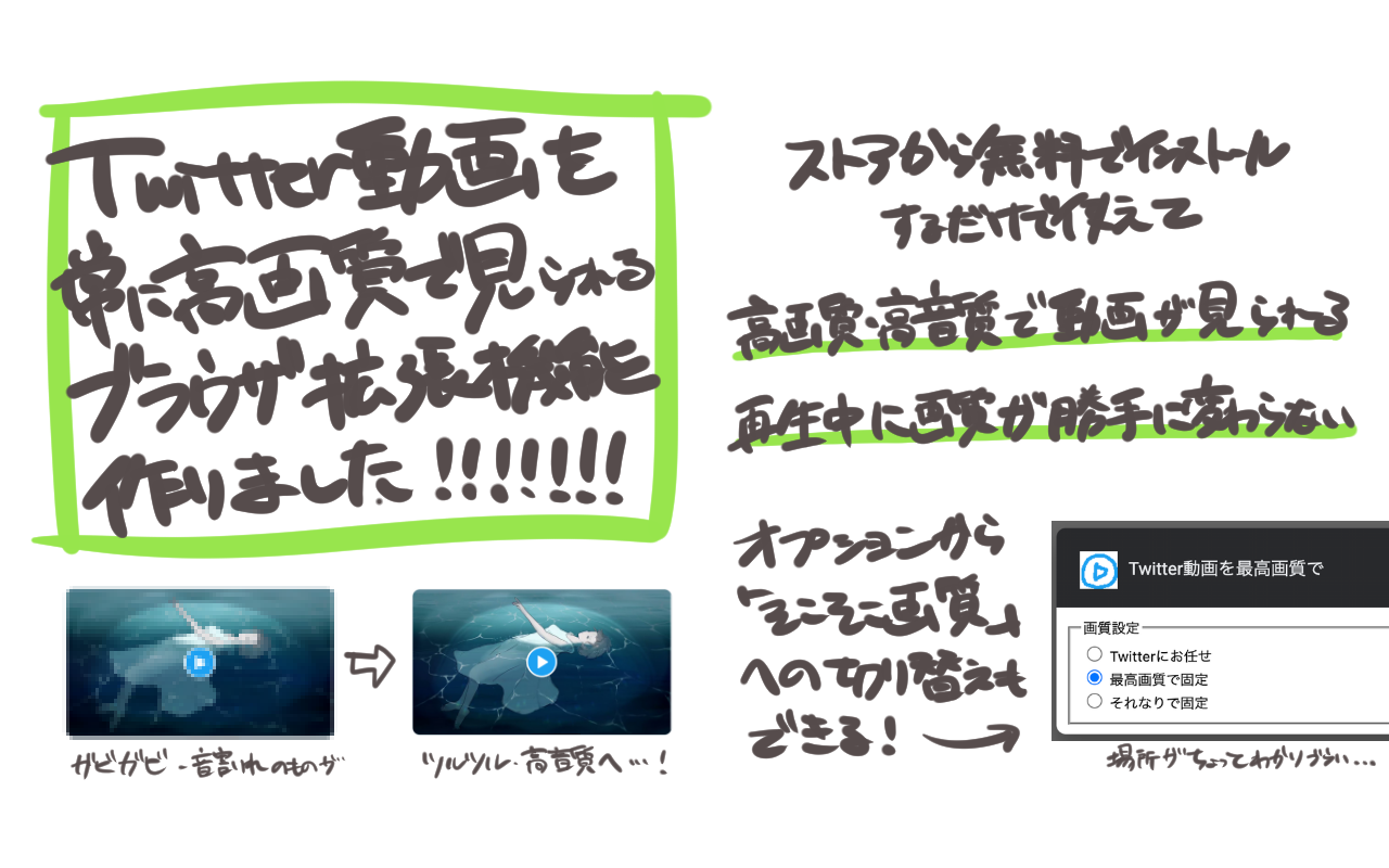 X(旧Twitter)動画を最高画質で截图1