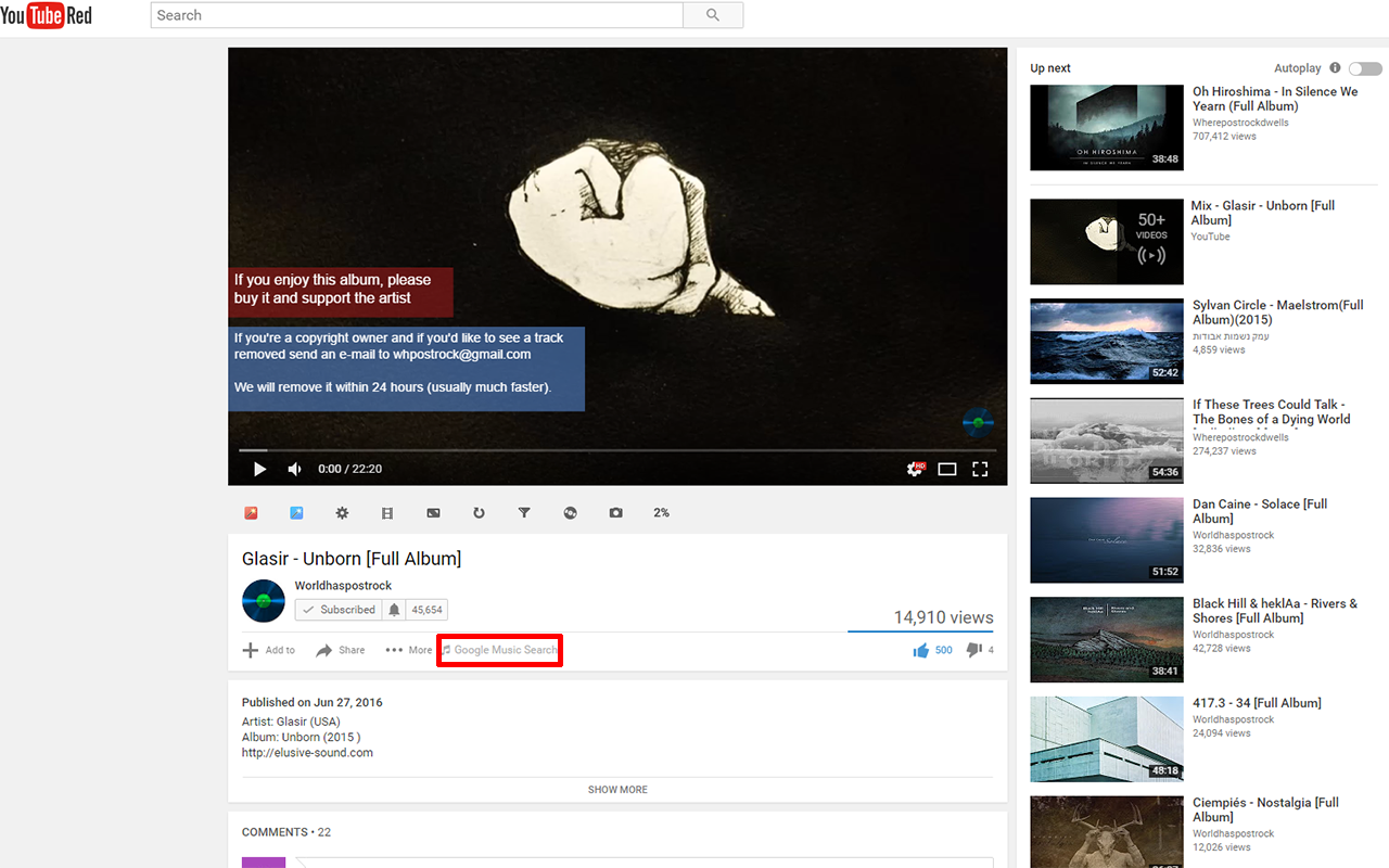 Youtube to Google Music截图2