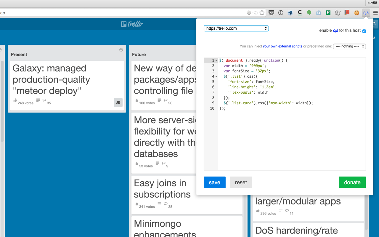 Custom JavaScript for Websites 2截图1