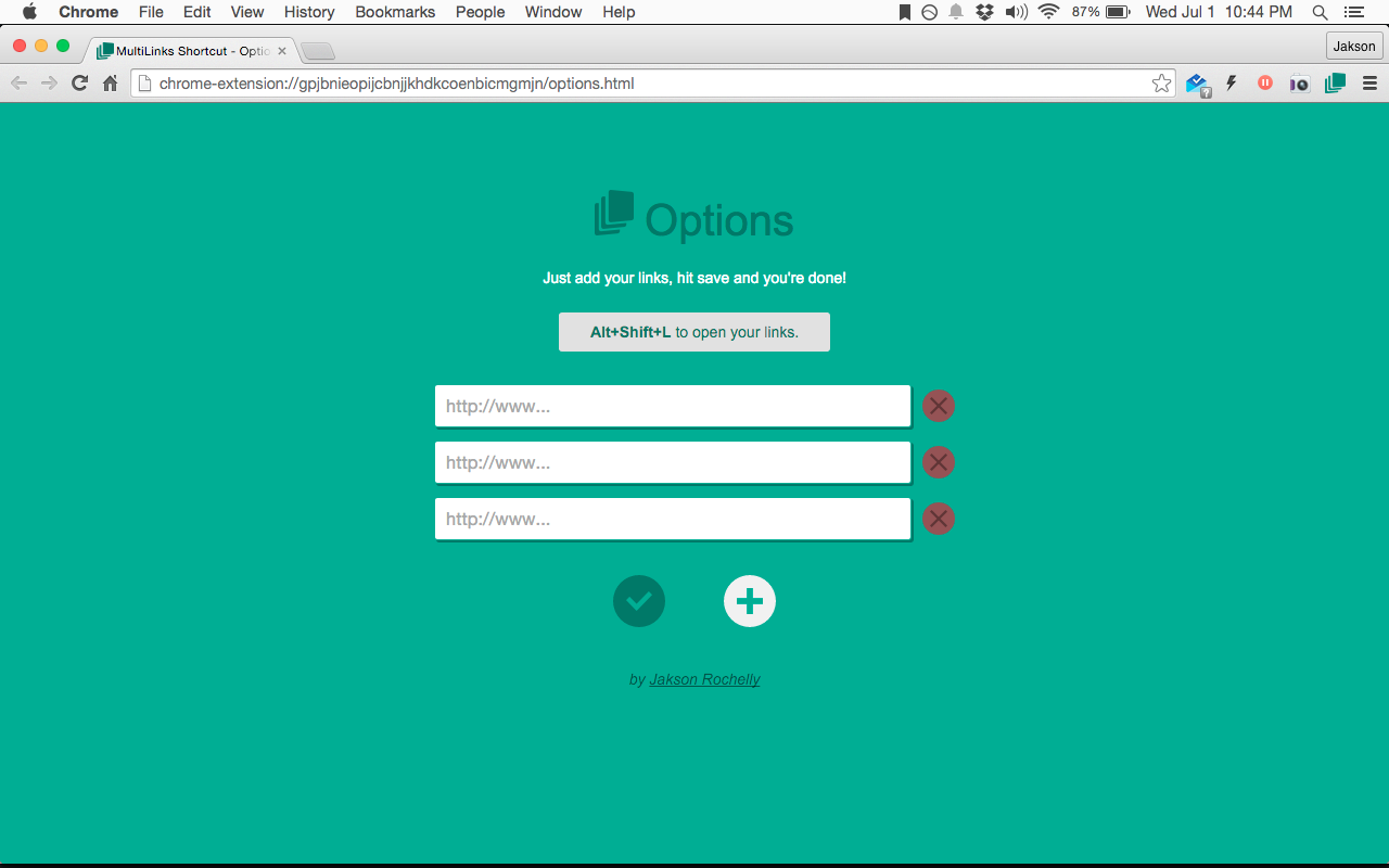 MultiLinks Shortcut截图1
