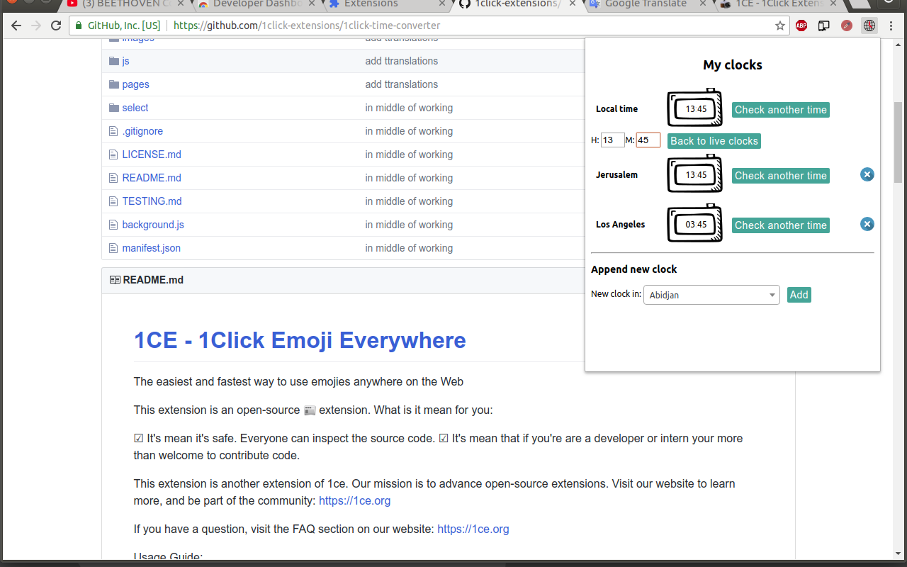 1click World Clock截图2