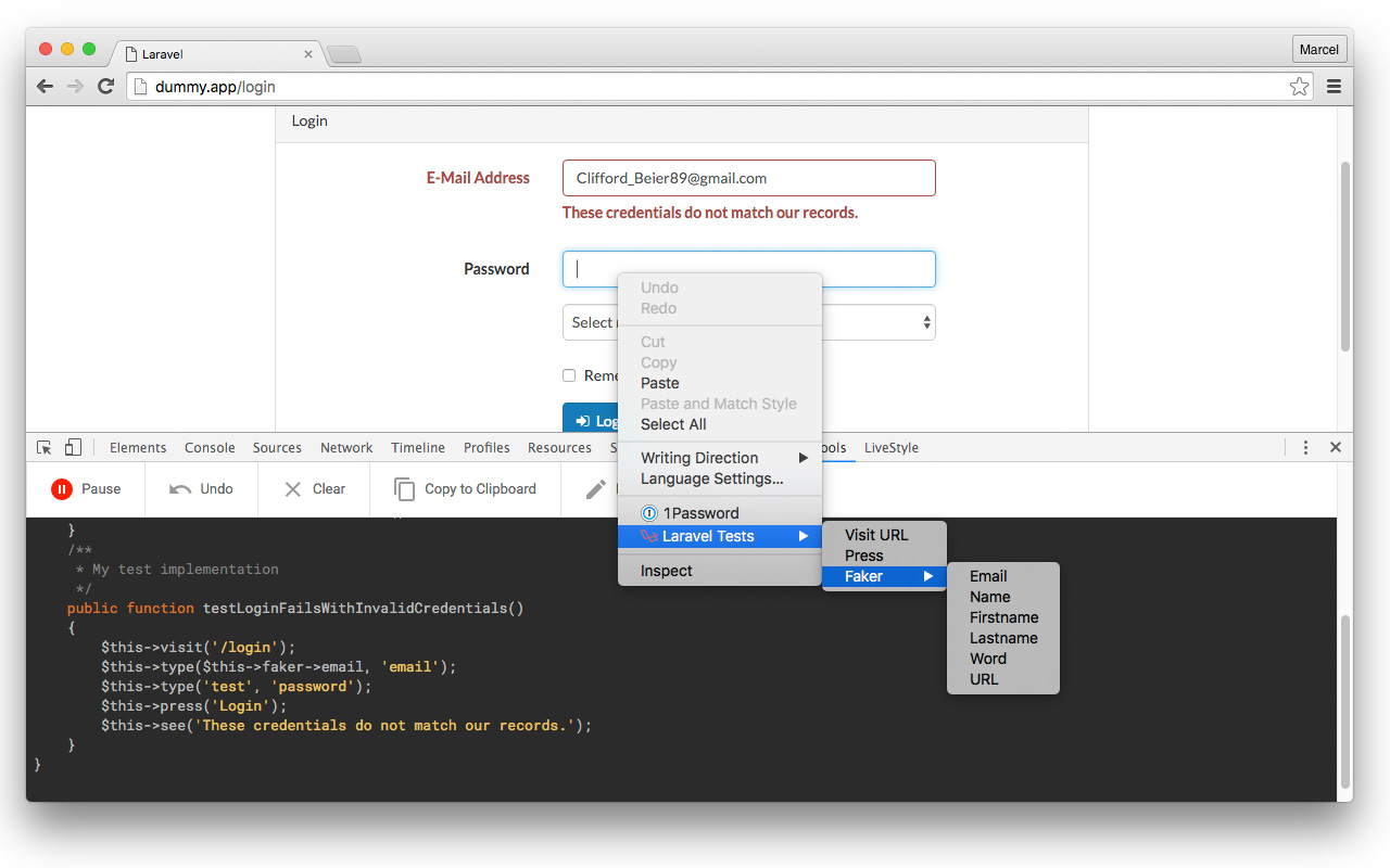 Laravel TestTools截图2